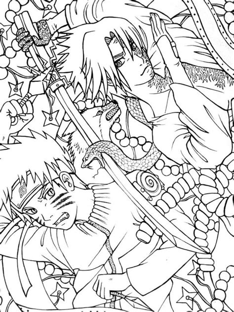 Printable Naruto Shippuden Coloring Pages Coloring Home