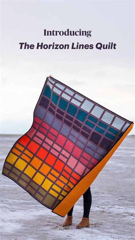 Modern Horizon Lines Quilt Pattern