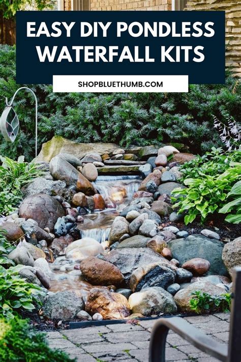 Easy diy pondless waterfall kits – Artofit