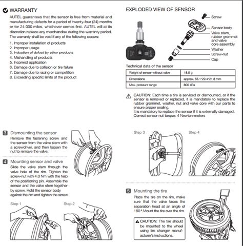 Installation Guide of MX-Sensor TPMS Diagnostic&Service Tool ...