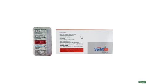 Buy Serlift 50mg 10 Tablets Online At Best Prices Wellness Forever