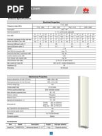 Specification Sheet XXXXDWH 17 65V IVT | PDF | Antenna (Radio ...