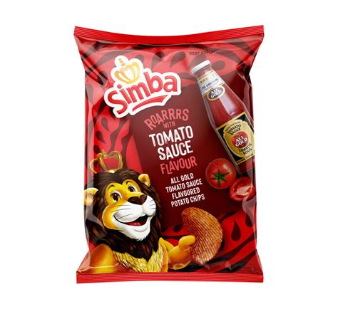 Simba Potato Chips All Gold Tomato Sauce 1 X 120g Seamens Online