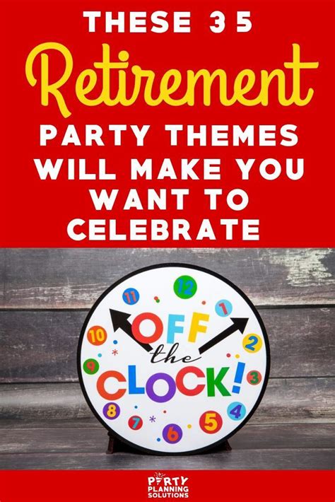 ⋆ These 35 Retirement Party Themes Will Make You Want To Celebrate ⋆