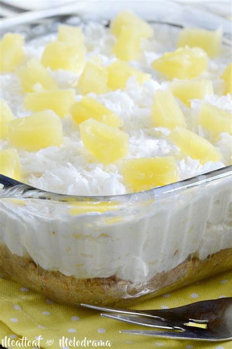 Crushed Pineapple Cool Whip Dessert