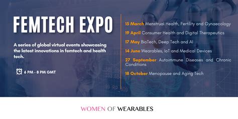 Femtech Expo A Global Virtual Platform And Program For Femtech And