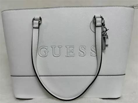 Bolsa Guess Original Blanca Meses Sin Intereses