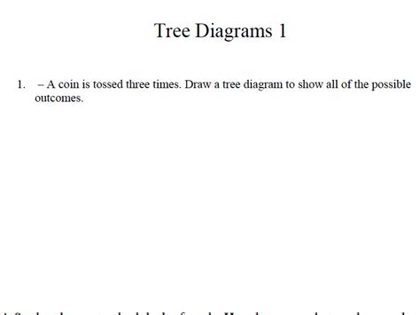 GCSE Maths Revision Tree Diagrams Probability | Teaching Resources