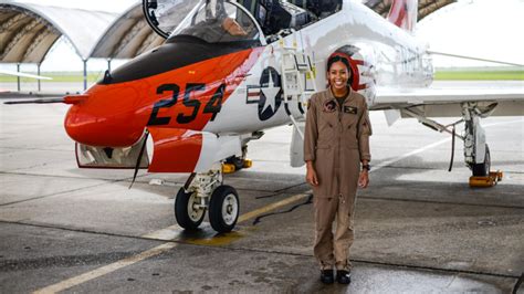 U S Navys First Black Female Fighter Pilot To Receive Her Wings Thegrio