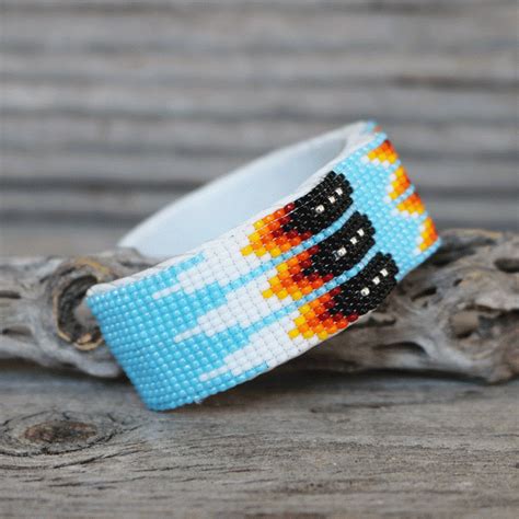 Native American Beadwork Navajo Beaded Bracelet Native American Beadwork Native American