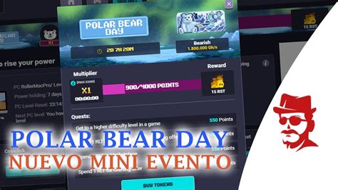 Rollercoin Nuevo Mini Evento Polar Bear Day Youtube