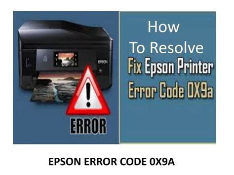 PPT How To Resolve Epson Printer Error Code 0X9A PowerPoint