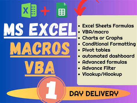 Microsoft Excel Macros And Vba For Automation Upwork