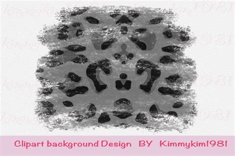 Sublimation Leopard Brush Strokes PNG Graphic By Kimmykim1981