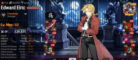 Epic Seven Edward Elric Build 2024 Skill Equipment And Artifacts