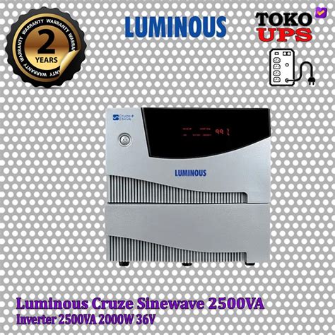 Jual Luminous 2500VA 36V Cruze Sinewave Inverter Single Phase Shopee