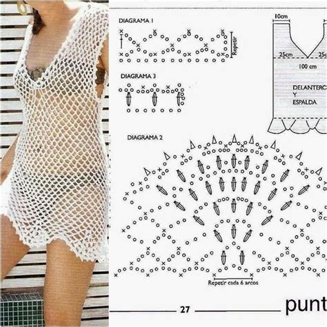 Pin by kerstin paesler on Kleidung häkeln Crochet dress pattern