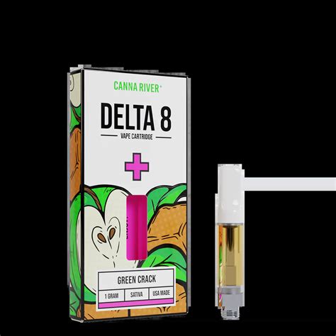 Canna River Delta 8 Vape Cartridge Green Crack 1g Dr Ganja