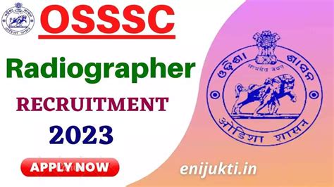 Osssc Radiographer Recruitment 2023 Notification Out For 378 Posts