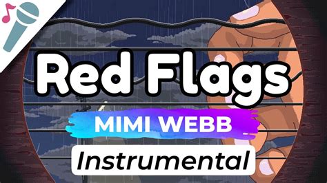 Mimi Webb Red Flags Karaoke Instrumental Acoustic YouTube