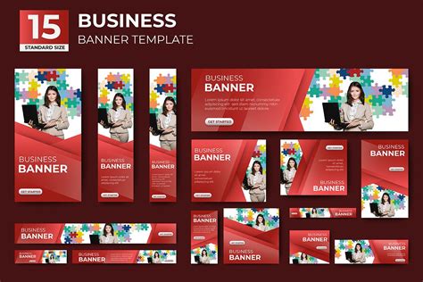 Business Web Banner Templates Graphic by primadona · Creative Fabrica