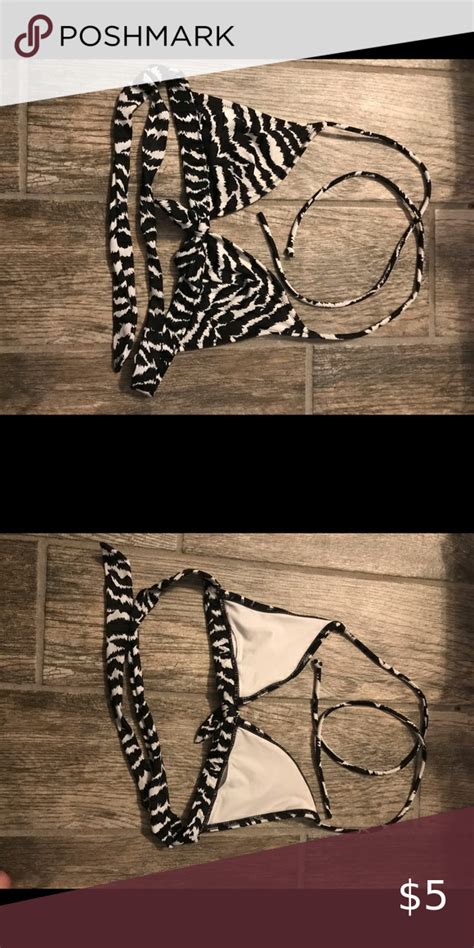 Victorias Secret Pink Zebra Bikini Top Zebra Bikini Pink Zebra