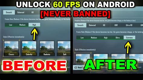 UNLOCK 60 FPS Smooth Extreme PUBG MOBILE ANDROID NEVER BANNED YouTube