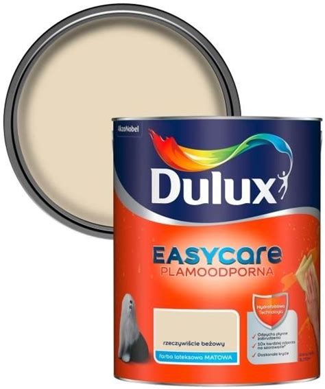 Farba Dulux Easy Care Rzeczywiście Beżowy 5L Opinie i ceny na Ceneo pl