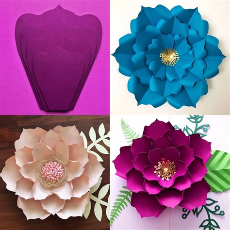 20 Inspiración Decoracion Flores De Papel Moldes Alyshia Kanters