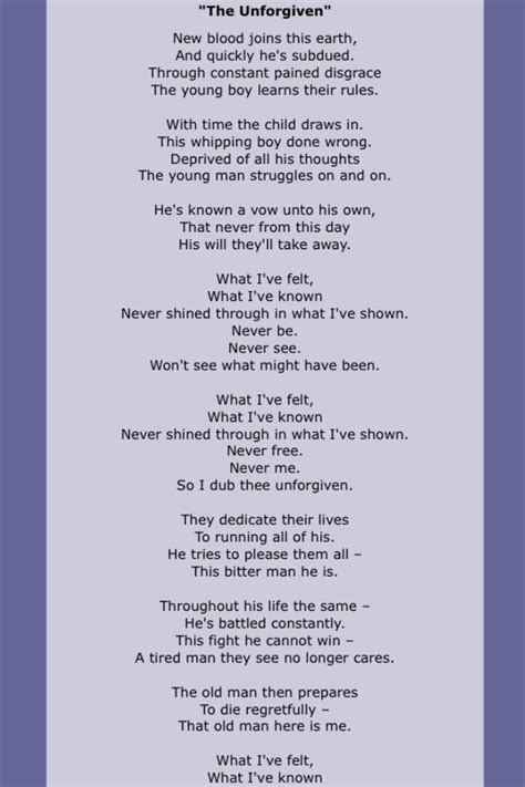 Metallica Unforgiven Lyrics