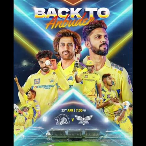 MATCHDAY Back At Home Turf CSKvLSG WhistlePodu Ipl2024 YouTube