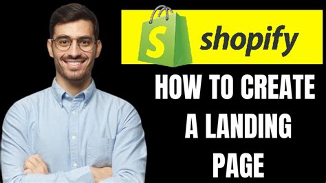 HOW TO CREATE A LANDING PAGE ON SHOPIFY 2024 YouTube