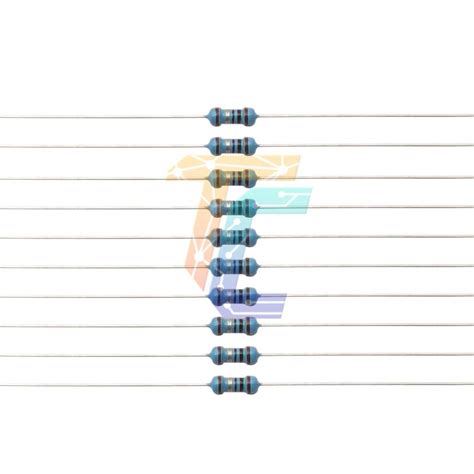 Pcs Band Ohms Resistor W W Metal Film Resistor Kit