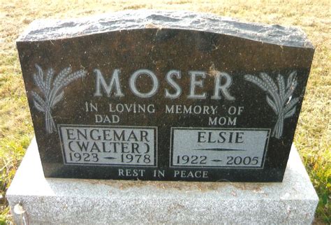 Elsie Helmer Moser 1922 2005 Mémorial Find a Grave