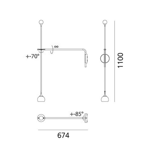 IXA L Artemide Applique Milia Shop