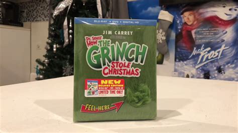 Dr Seuss How The Grinch Stole Christmas Blu Ray Unboxing Youtube