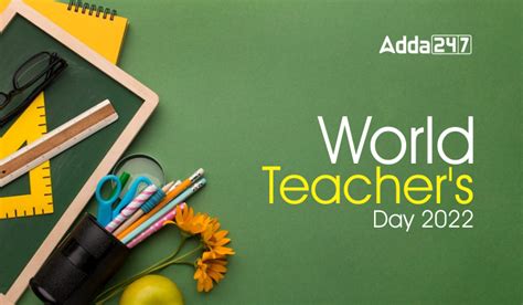 World Teachers Day 2022 Theme History And Significance