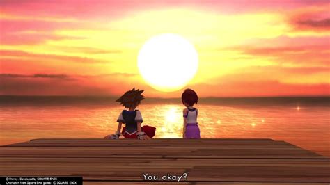 Kingdom Hearts Final Mix PS4 Cutscene 8 Sora And Kairi During The