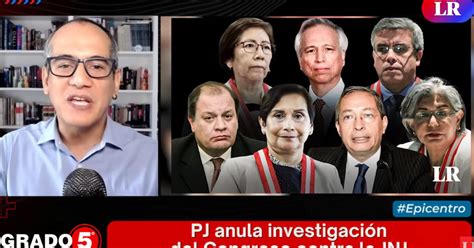 G Mez Fernandini Sobre Anulaci N De Investigaci N Contra La Jnj Es Un