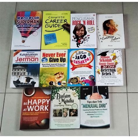 Jual Buku Motivasi Pengembangan Karier Self Improvement Original