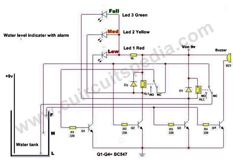 14+ Water Tank Level Indicator Circuit Diagram | Robhosking Diagram