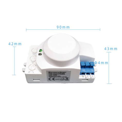 Ready Stock Microwave Sensor Switch 5 8ghz HF 220V LED 360 Degree