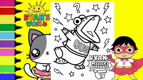 Ryan S Mystery Playdate Coloring Pages – divyajanan