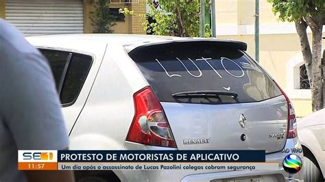 Motoristas de aplicativo protestam por avenidas de Aracaju após