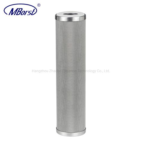 High Temperature 5 Layers Stainless Steel Wire Cloth Filter Cartridge