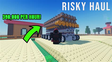 How To Make Studbucks Per Hour Roblox Risky Haul Youtube