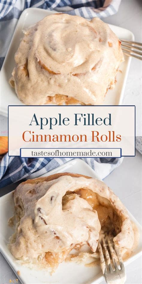 Apple Pie Cinnamon Rolls Tastes Of Homemade