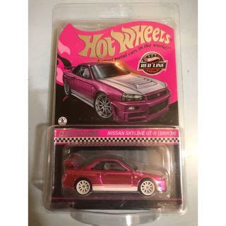 Hot Wheels Rodas Quentes RLC Nissan Skyline GT R BNR34 PINK HotWheels