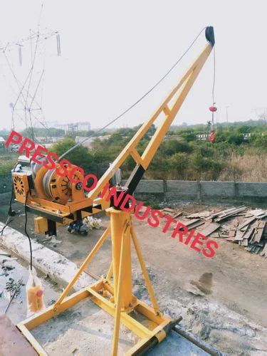 Single Phase Mini Construction Crane Max Height 30 Mtr At Best Price