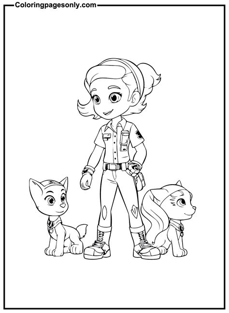 Rainbow Rangers Printable Coloring Page - Free Printable Coloring Pages